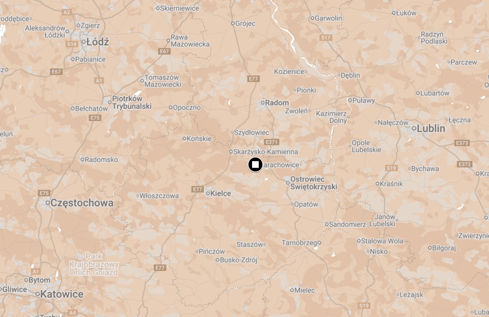 Map of Starachowice Camp.