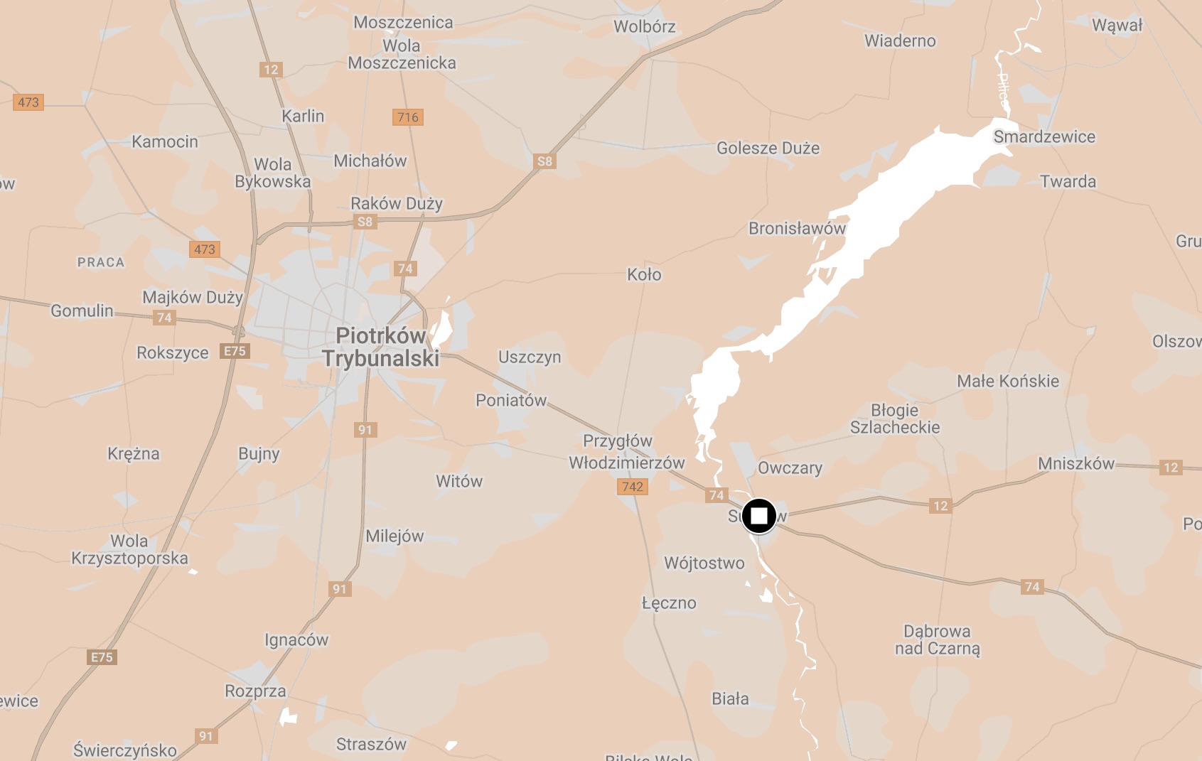 Map of Sulejow Camp.