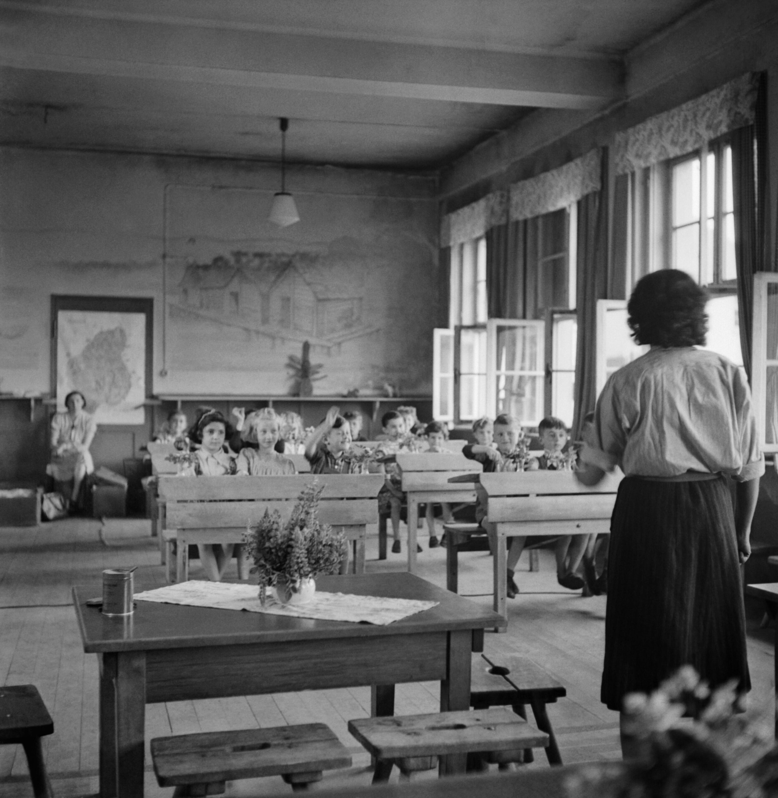 Photograph of the The School in the Belsen-Hohne DP camp
