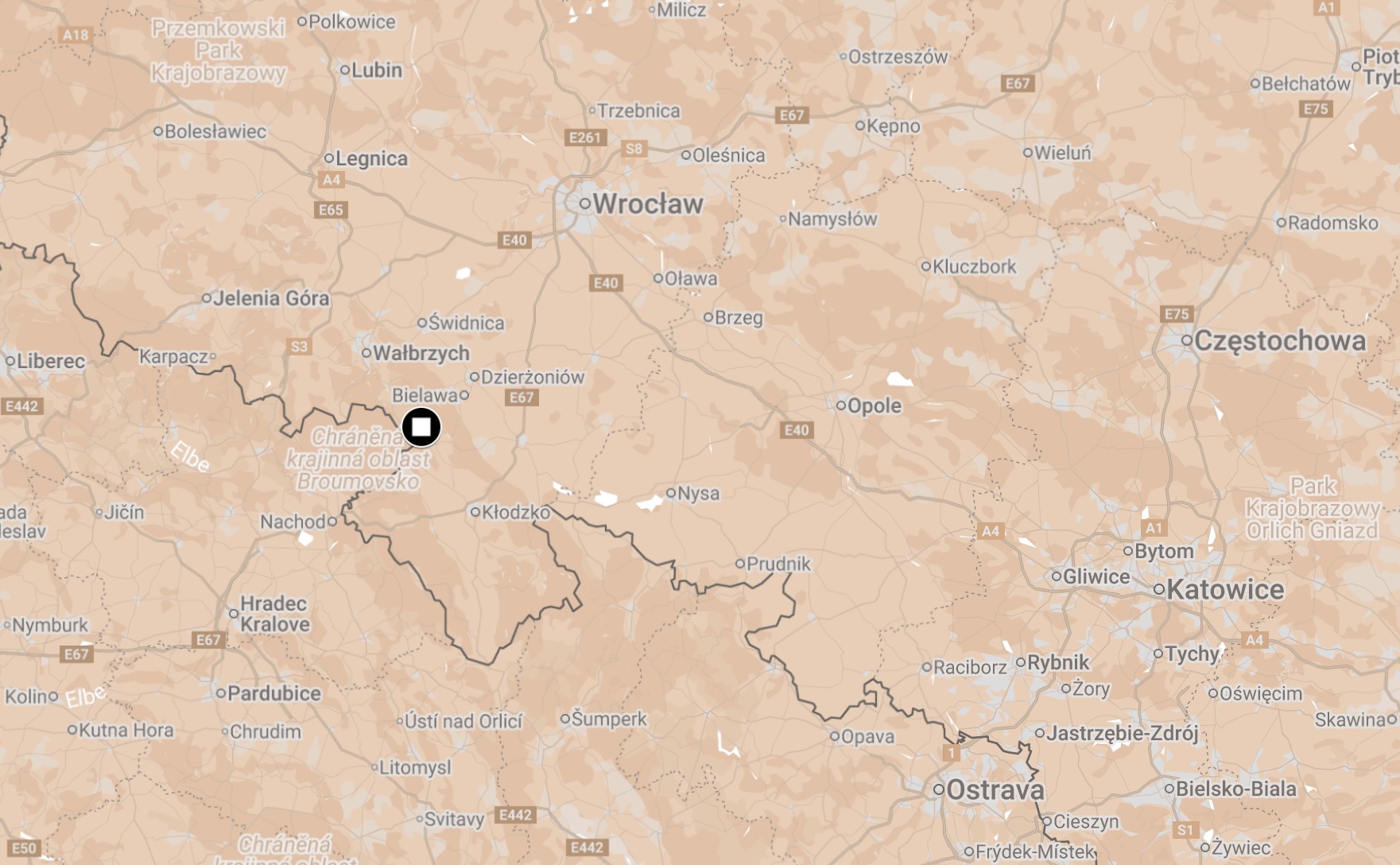 Map of Tratenau Ring Camp.