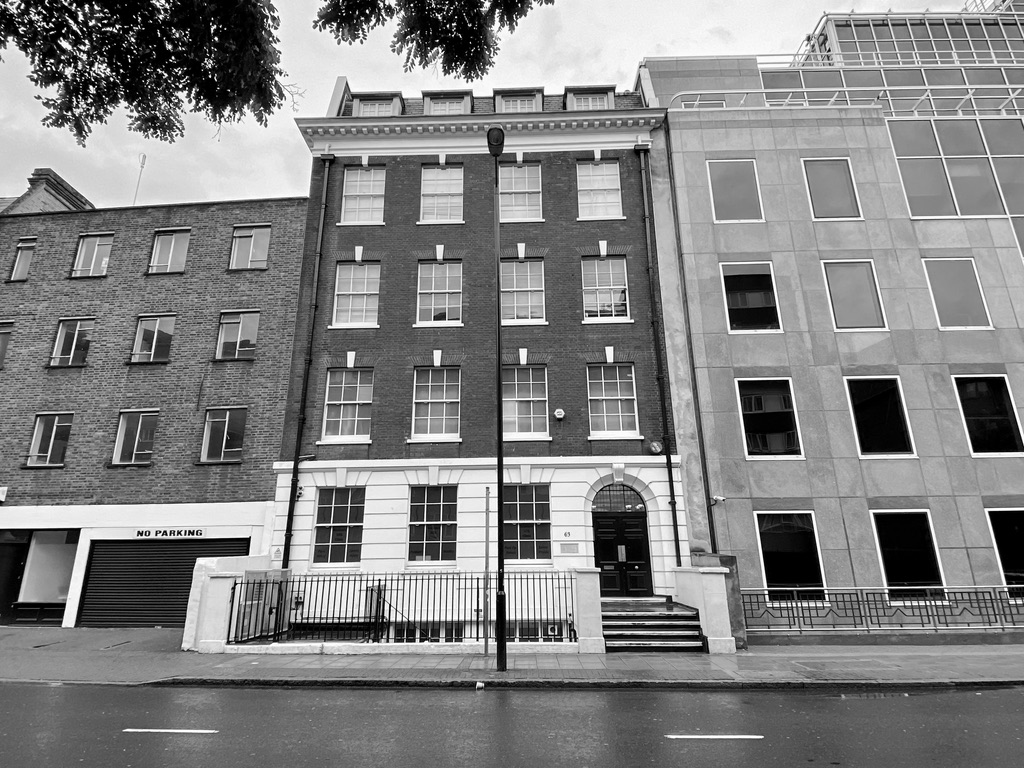 Photograph of the former Jews Temporary Shelter, Mansell St, London.