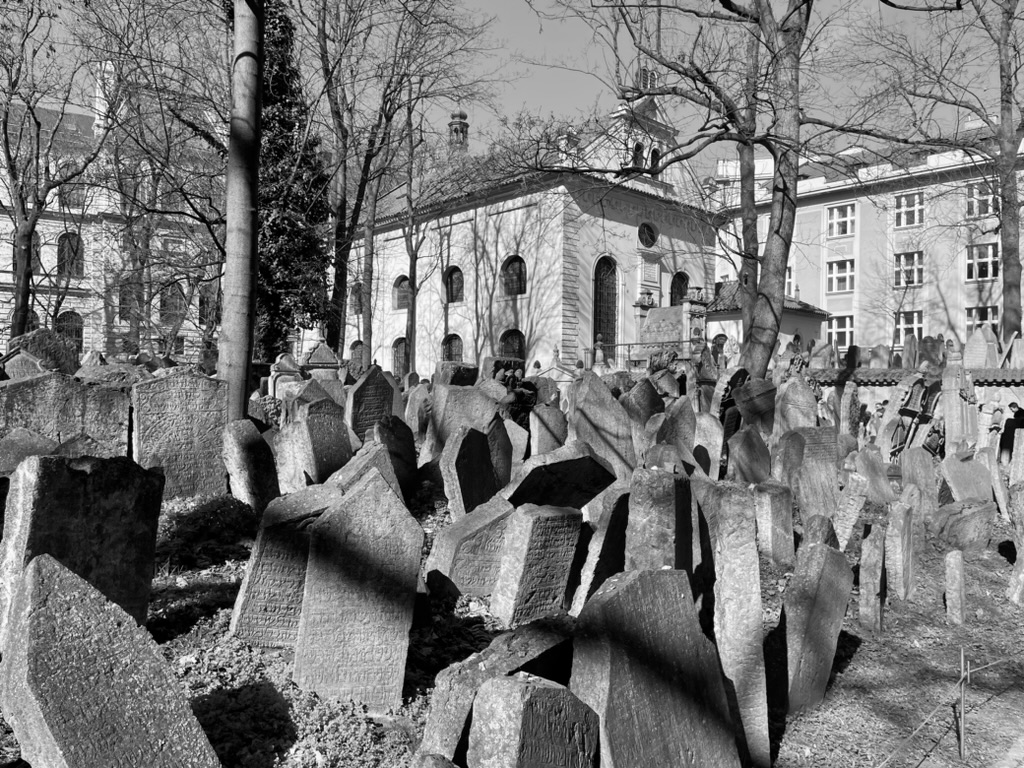 Photograph of the Old Jewish Cemetery, Prague.