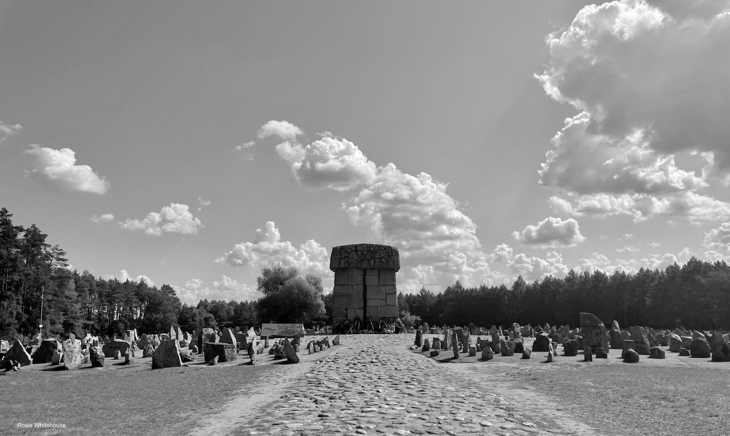 Photograph of the Treblinka Memorial, Poland.