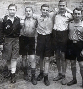 Photograph of members of the Boys in Prague 1945.