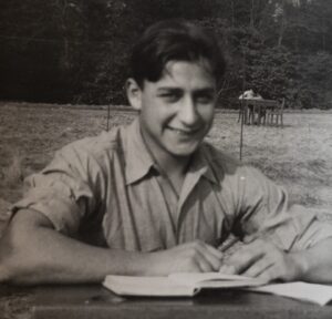 Photograph of Harry Olmer in Windermere in 1945.