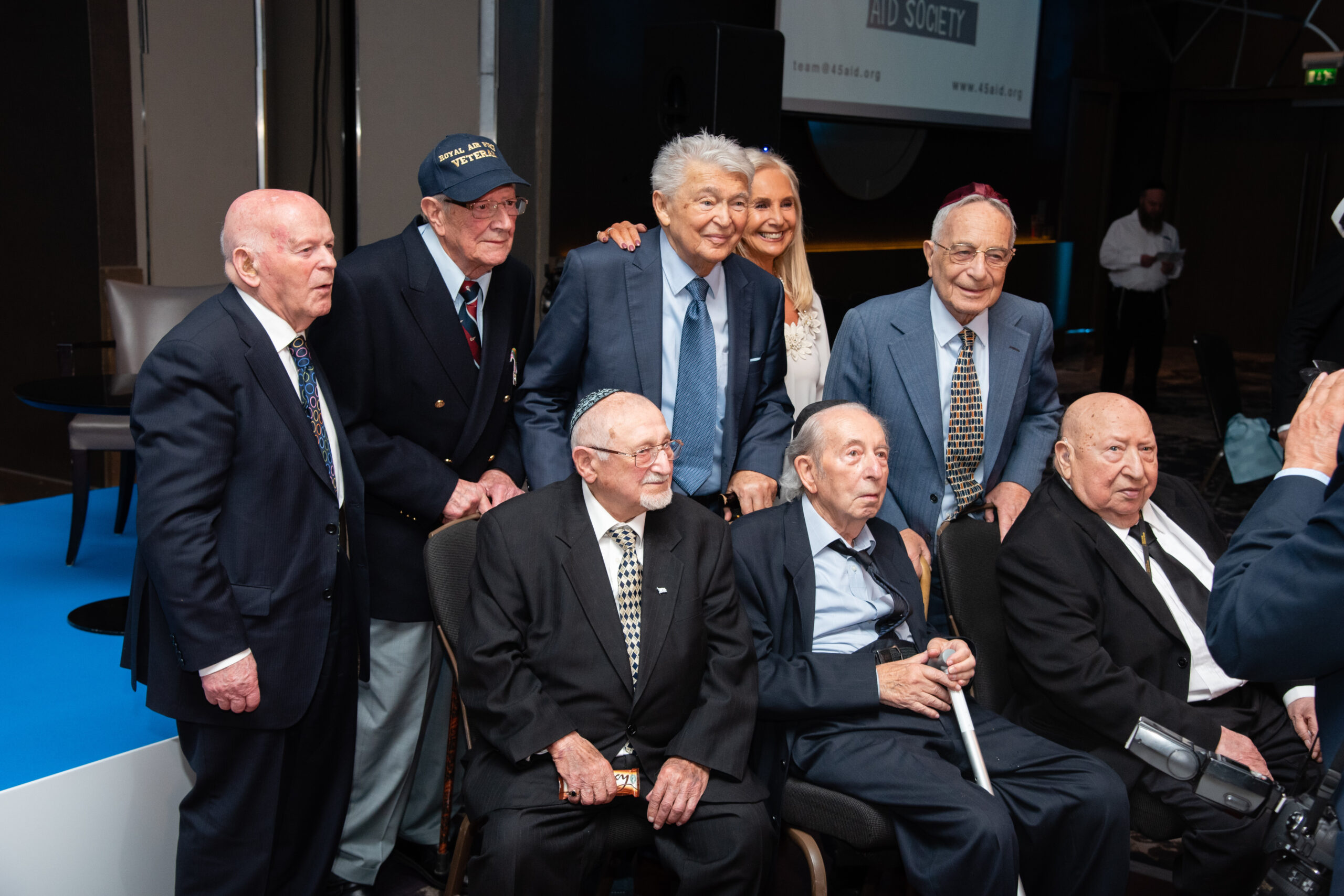 Photograph of the 2019 '45 Aid Society Annual Commemoration Dinner, London, UK.