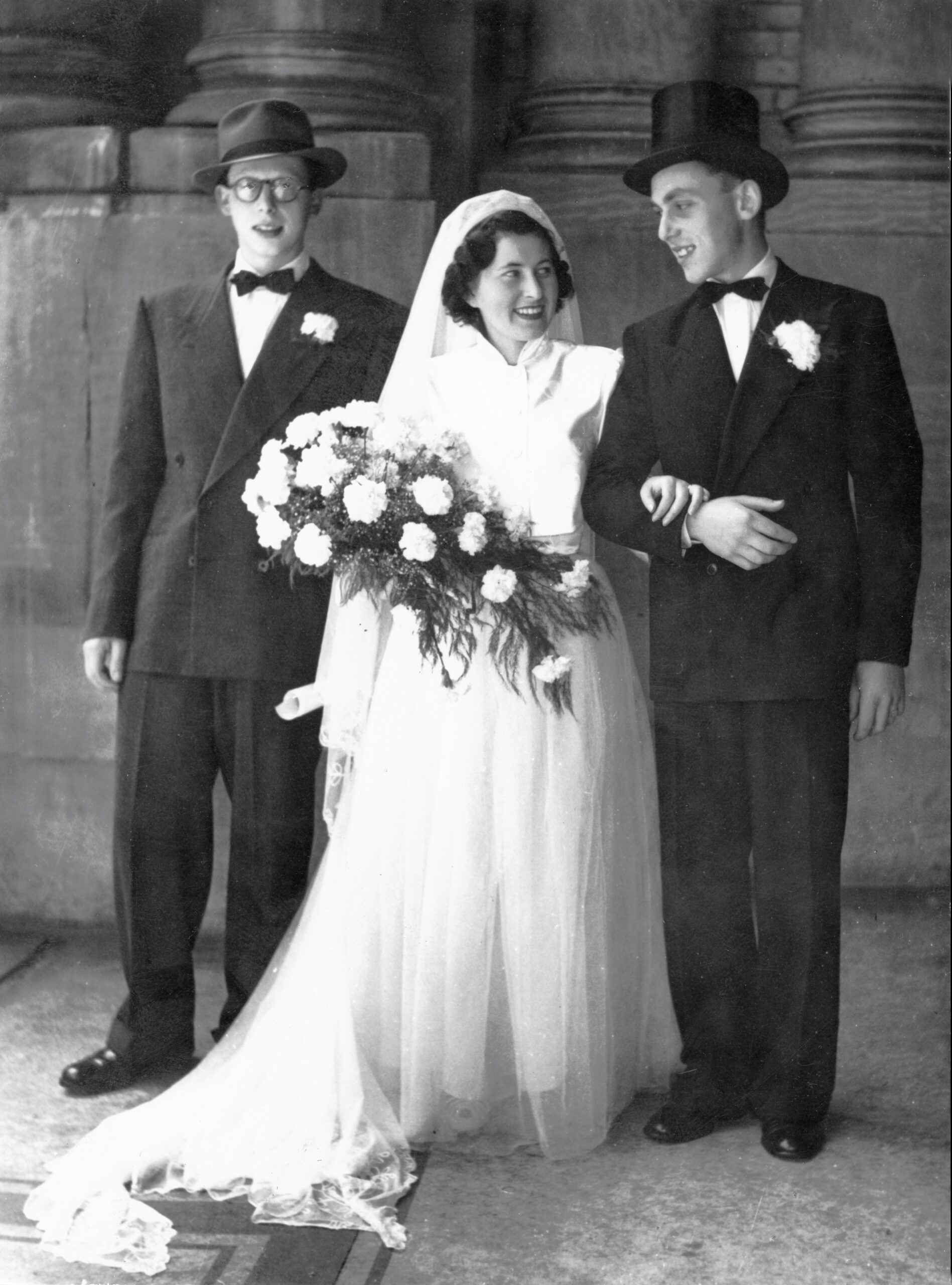 Photograph of Max and Rose Schindler's Wedding, 27th July 1950