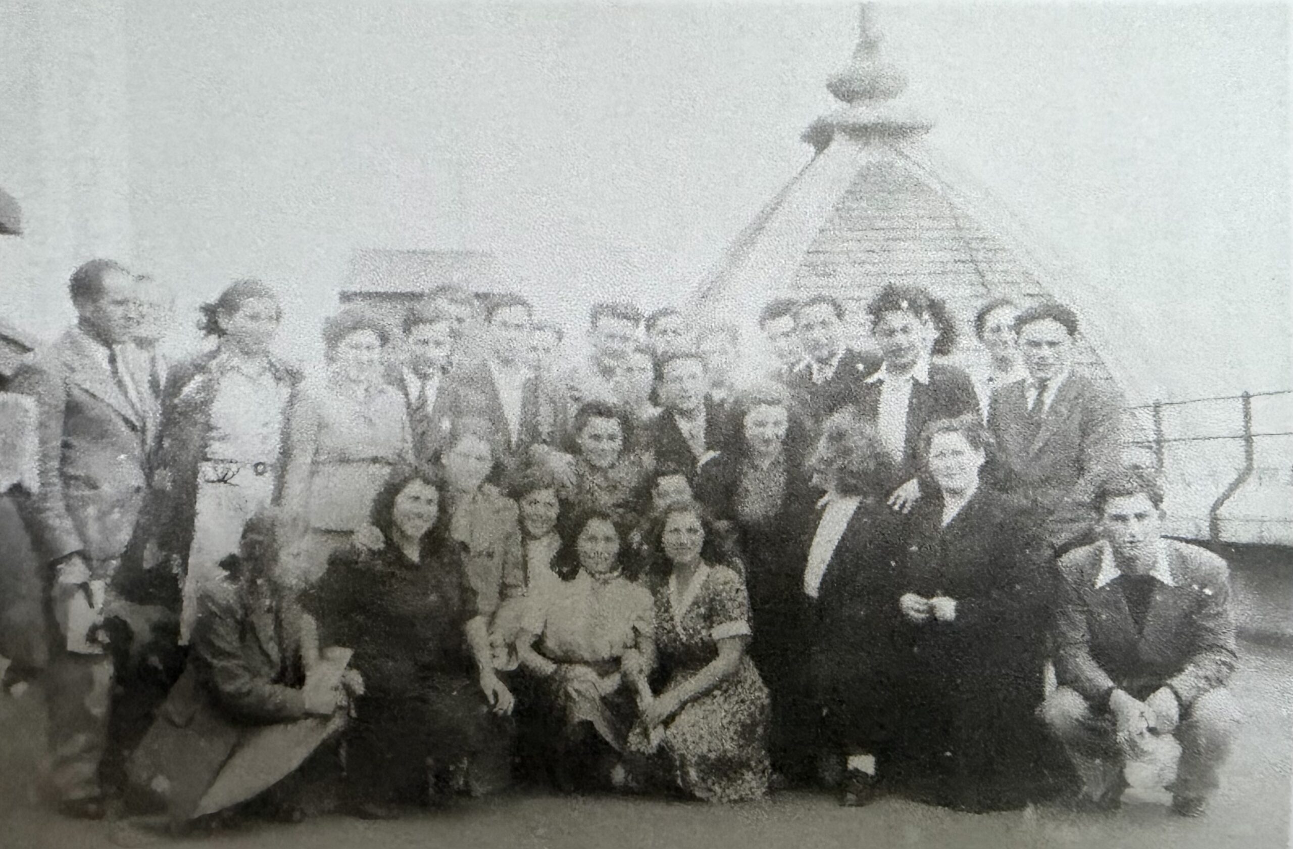 Photograph of Part of the Third Group prior to their departure from Prague in 1946.